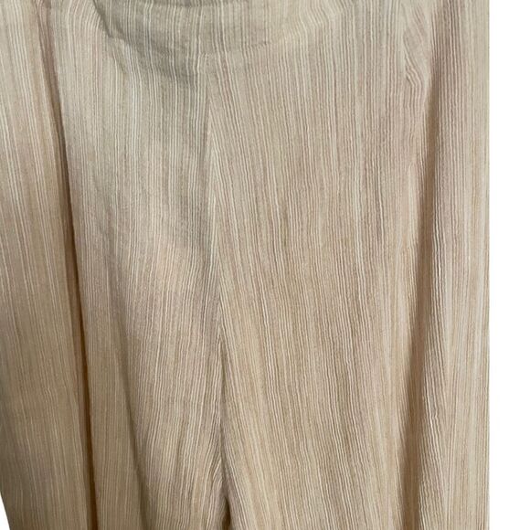 New Linen Blend Loose Lounge Pants, XL - Picture 8 of 9